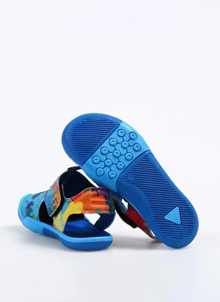 DUDİNO QUEEN BURNU KAPALI UNİSEX TEKSTİL COCUK SANDALET - 9