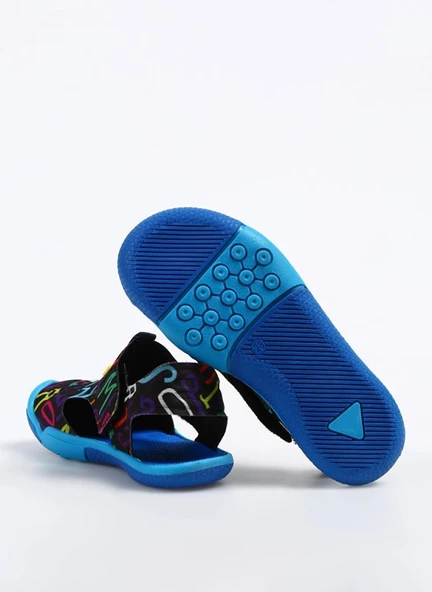 DUDİNO QUEEN BURNU KAPALI UNİSEX TEKSTİL COCUK SANDALET - 3