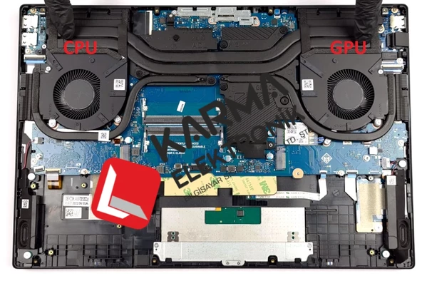 Hp Omen 16-N Serisi Notebook Cpu+Gpu Fanı SET