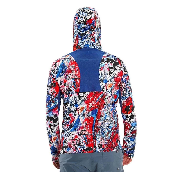 Fujin Pro Angler S24 Buff&Hoodie Makai Blue Red Sweatshirt  XX Large - 3