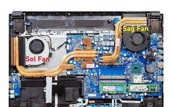 Monster Abra A7 V9.2 Serisi Notebook CPU Fanı (Sağ Fan) - 4 Pin