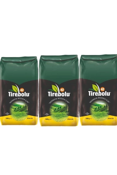 Tirebolu 42 Siyah Dökme Çay 3 x 1 KG