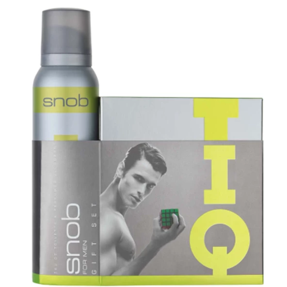 Snob IQ EDT 100 ml + Deo Sprey 150 ml Erkek Parfüm Seti