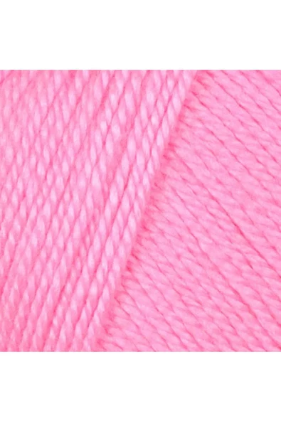 1 Adet Dora El Örgü İpi Yünü 100 gr 040 Şeker Pembe - Resim 2