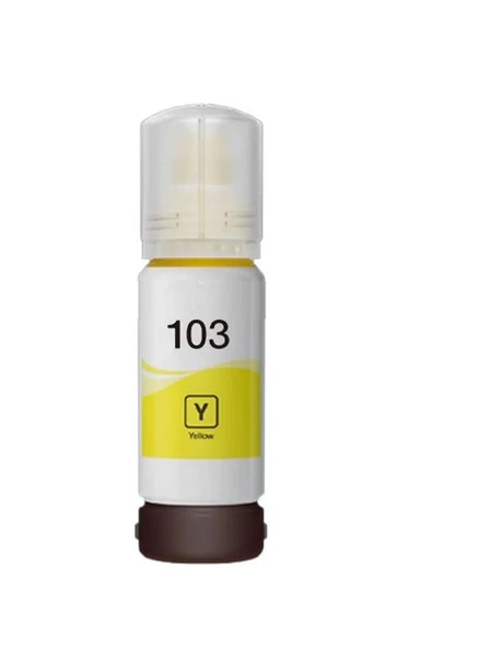 Epson EcoTank L3150 Şişeli Mürekkep Sarı 70ml (Muadil)