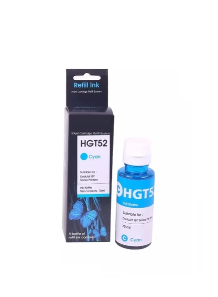 Hp Z6Z11A Şişeli Mürekkep Mavi 70ml (Muadil)