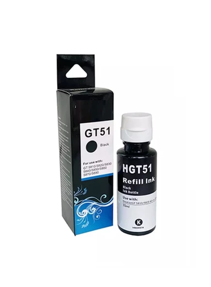 Hp Z4B04A Şişeli Mürekkep Siyah 90ml (Muadil)