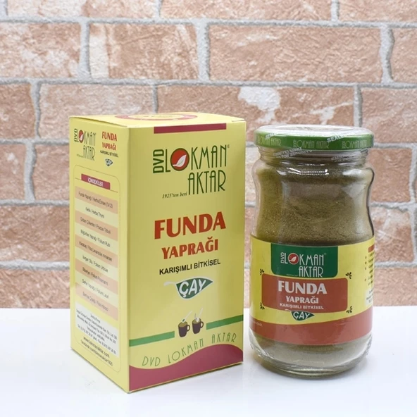 Funda Yaprağı karışımlı Çay 130g 1Adet, Lokman Aktar