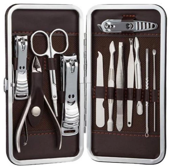 Petinka Manikür Pedikür 12 Parça Çanta Tipi  Tırnak Bakım Seti - 3