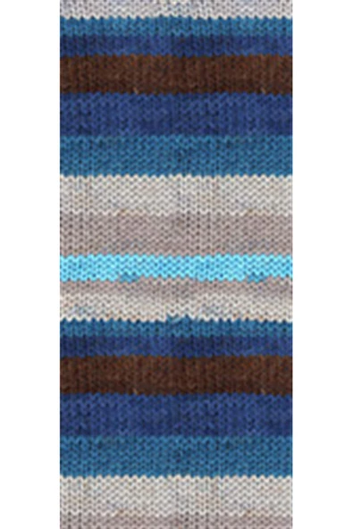 1 Adet Vega Stripe Premium Akrilik El Örgü İpi Yünü No: 82422 - Resim 2