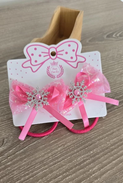 Kartaneli Kız Çocuk Toka 2li - Resim 3