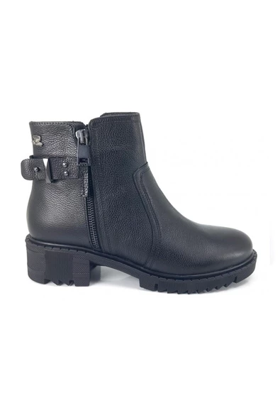 Venüs Kadın Deri Bot 195080107 - Resim 5