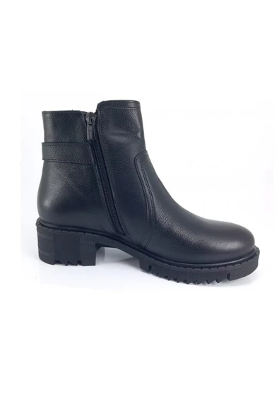 Venüs Kadın Deri Bot 195080107 - Resim 2