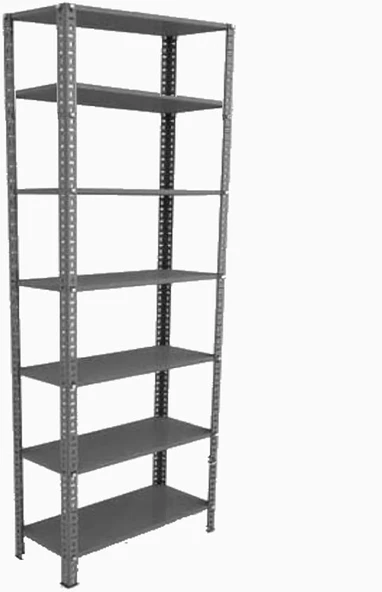 31x75x250 7 katlı çelik raf