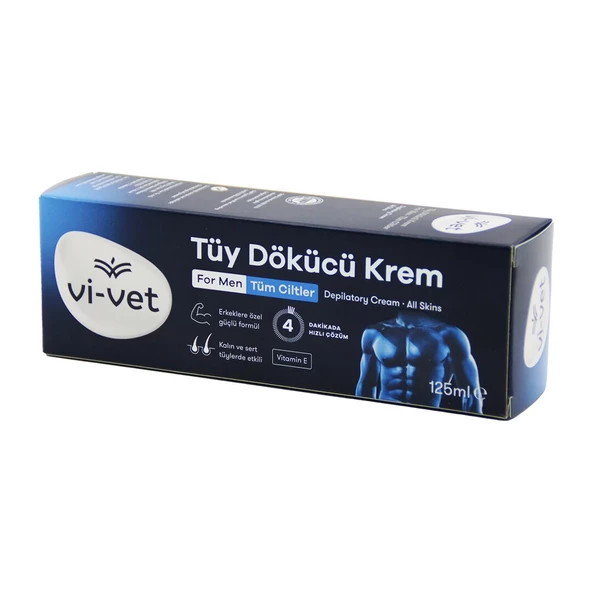 Vİ-VET  BAY  TÜY DÖKÜCÜ KREM 125ML (4593)