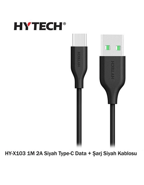 HYTECH HY-XF45  Type-C Data Kablo 2Amper 1M Şarj Kablosu USB-C, HY-X103