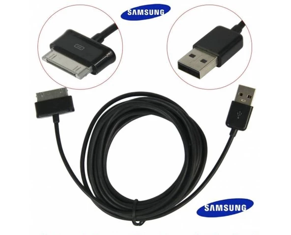 Samsung Galaxy TAB - TAB 2 N8000 N8005 Serisi Tabletler İçin 1m USB Şarj ve Data Kablosu