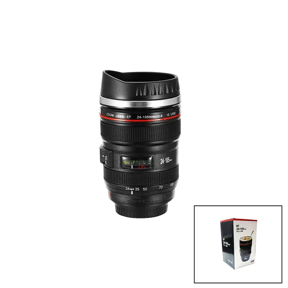 FOTO LENS ŞEKİLLİ BARDAK TERMOS EF 24-105MM (4593)