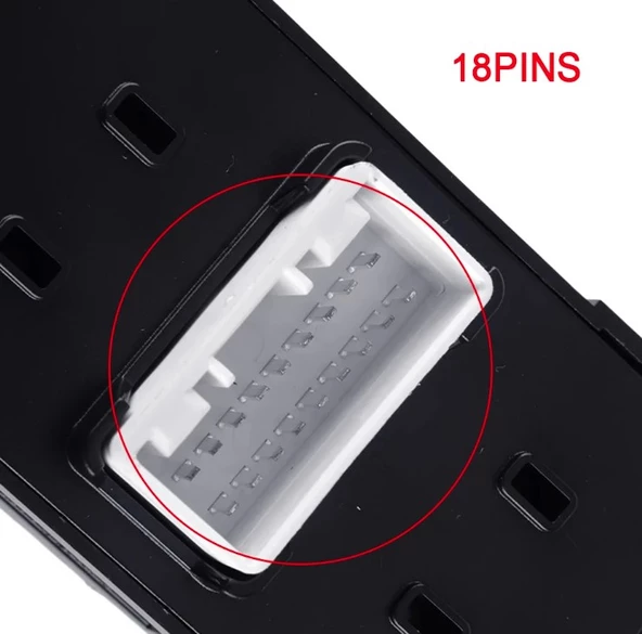 HYUNDAİ TUSCON CAM AÇMA KAPAMA DÜĞMESİ ANAHTARI 2015-2018 AUTO - Resim 5