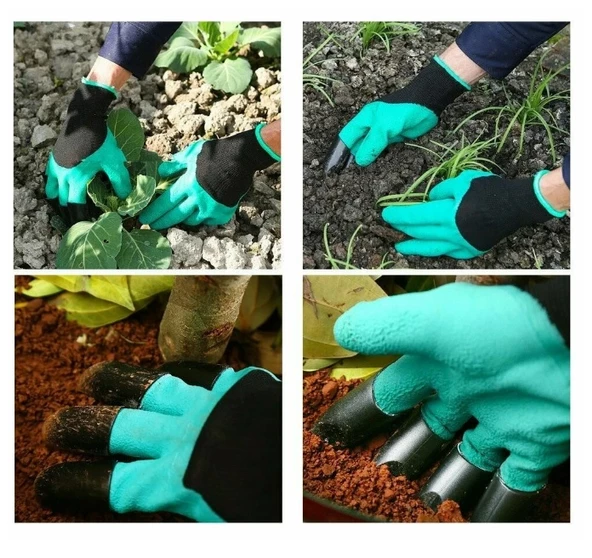 Garden Genie Gloves Toprak Kazma Bahçe Eldiveni (4593)