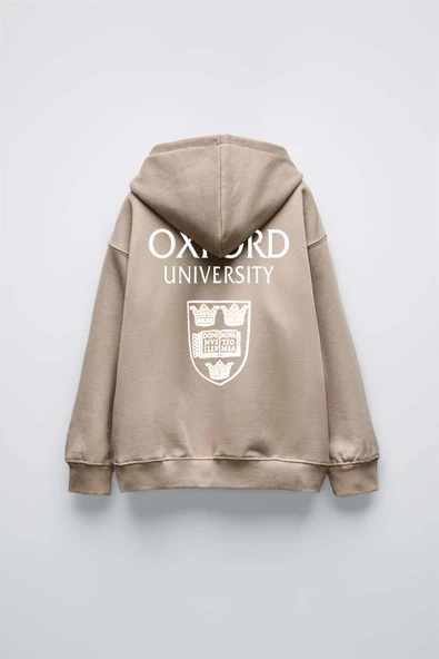 ERKEK ÇOCUK OXFORD MODELLİ KOL MANŞETLİ PAMUK KAPŞONLU SWEAT - 8