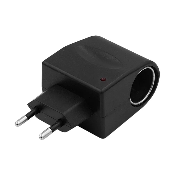 AC TO DC 220 VOLT ÇAKMAK FİŞİ ÇEVİRİCİ ADAPTÖR (INPUT:220V - OUTPUT:12V-500MA) (4593)