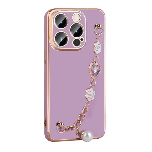 iPhone 15 Pro Kılıf El Tutamaçlı Kamera Korumalı Taka Silikon Kapak - 2