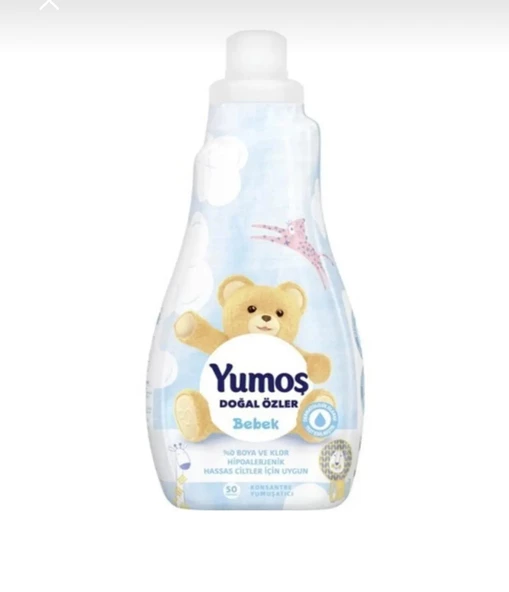 Yumoş Doğal Özler Bebek Konsantre Çamaşır Yumuşatıcı 1200 Ml