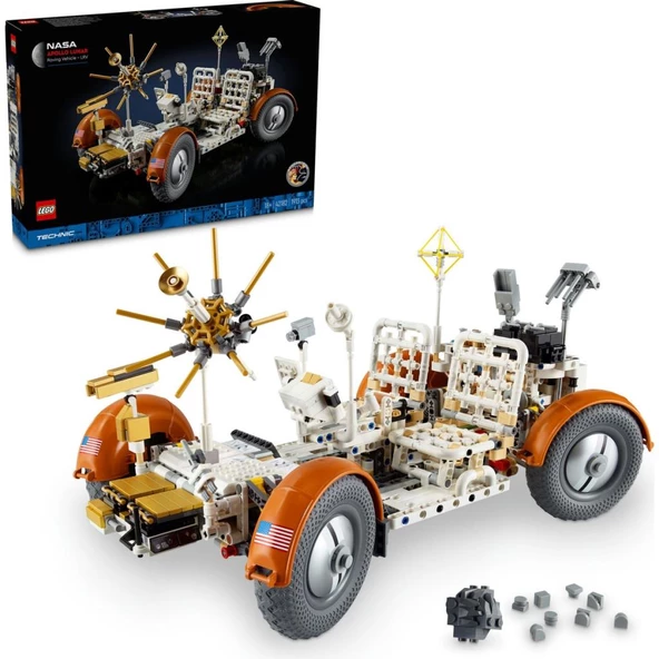 LEGO Technic 42182 Nasa Apollo Ay Taşıtı # Lrv - Yetişkinler Için Uzay Aracı Yapım Seti (1913 Parça)