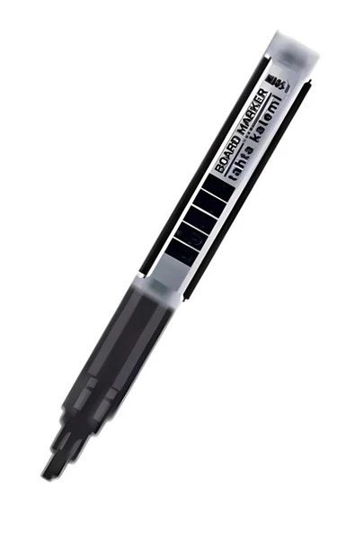 Siyah Yazı Tahta Kalemi 3 Adet Kartuşlu Değişebilen Kolay Silinebilir Beyaz Yazı Tahta Kalemi Doldurulabilir - 3