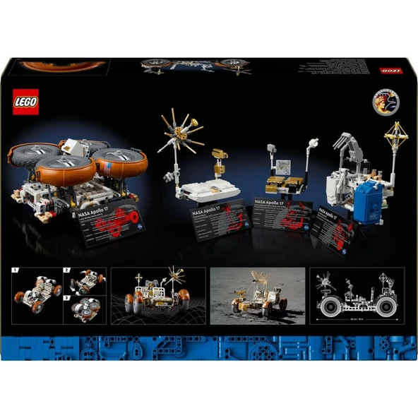 LEGO Technic 42182 Nasa Apollo Ay Taşıtı # Lrv - Yetişkinler Için Uzay Aracı Yapım Seti (1913 Parça) - 7