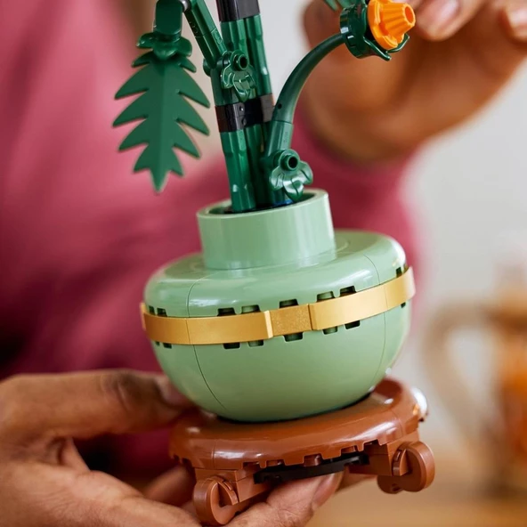 LEGO Icons 10368  Krizantem - Yetişkinler Için Dekoratif Kasımpatı Çiçeği Yapım Seti (278 Parça) - 3