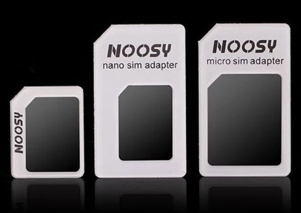 Noosy: Nano ve Micro Sim Kart Adaptörü (4593)