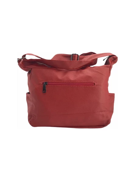 Monalisa Home Kadın Çok Bölmeli Yıkama Deri Omuz Çaptaz Çanta - Resim 6