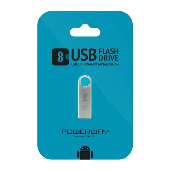 8 GB METAL USB 2.0 FLASH BELLEK (4593)