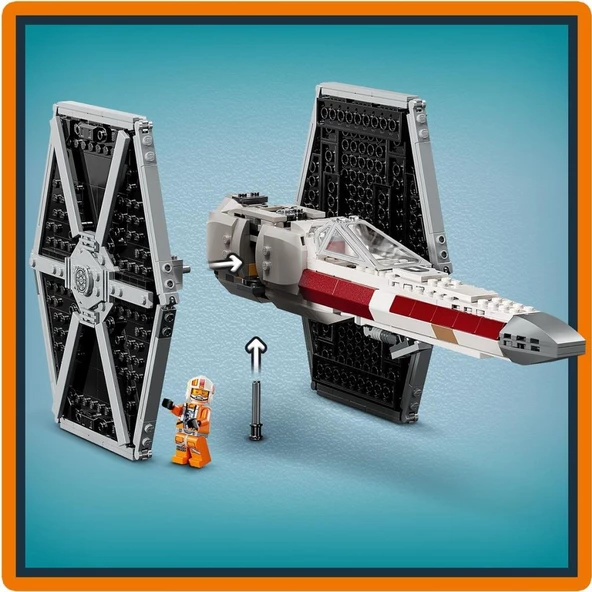 LEGO Star Wars™ Tıe Fighter ve X-Wing Birleşimi 75393 (1063 Parça) - Resim 3