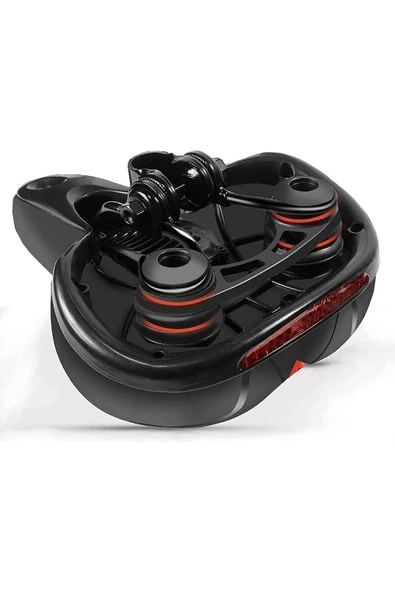 Bisiklet Sele Airzone Hava Kanallı Elastomer Yaylı Soft Doku A Kalite - Resim 3