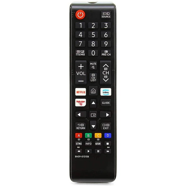 SAMSUNG BN59-01315B NETFLİX-PRİME VİDEO-RAKUTEN TUŞLU KISA LCD-LED TV KUMANDA (4593)