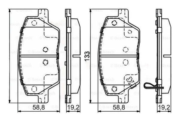 ON FREN BALATASI FIAT EGEA 1.3 / 1.4 / 1.6D MULTIJET 15>