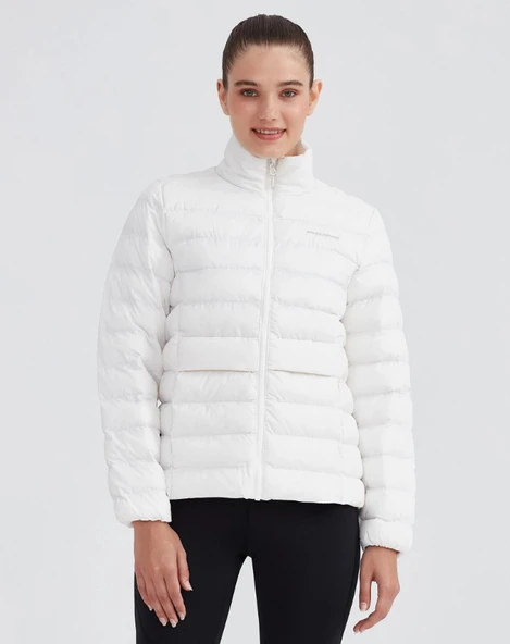 Skechers W Outerwear Pop Up Detailed Padded Jacket S231240 Günlük Kadın Mont - Resim 4