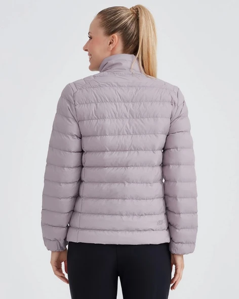 Skechers W Outerwear Pop Up Detailed Padded Jacket S231240 Günlük Kadın Mont - Resim 9