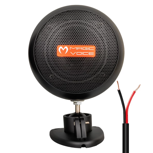 MAGICVOICE MV-13 7.5 CM 20 WATT 2Lİ TAKIM SİYAH TRAFOSUZ SÜTUN SARKIK HOPARLÖR (4593)