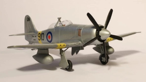 Sea Furry T-20 Pm Model Montajlı Plastik Uçak Maket Kiti - 2