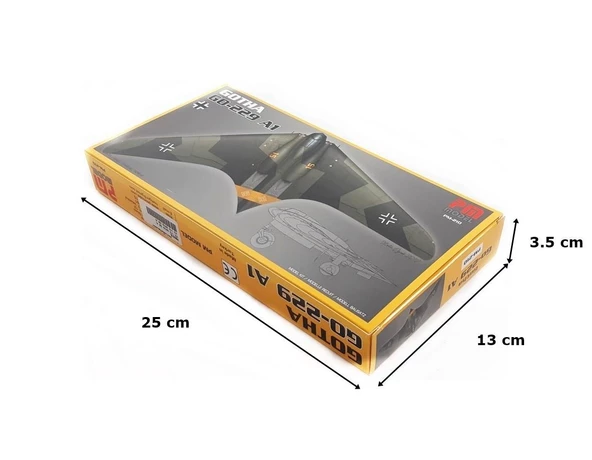 Gotha Go 229 A1 PM Model Demonte Plastik Uçak Maket Kiti - 6