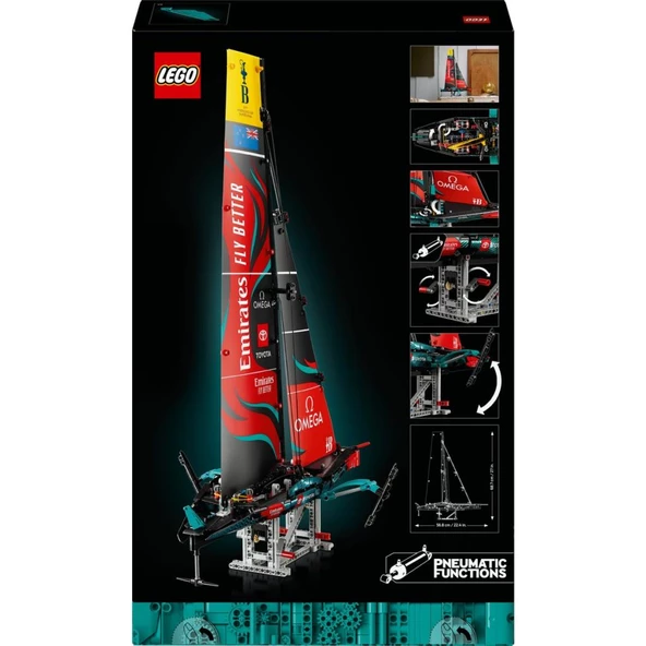 LEGO Technic 42174  Emirates Team New Zealand AC75 Yat (962 Parça) - 6