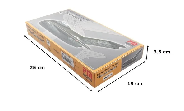 Ta-183 Focke Wolf Pm Model Savaş Uçağı Demonte Plastik Maketi - 7