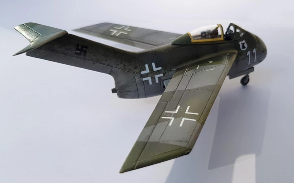 Ta-183 Focke Wolf Pm Model Savaş Uçağı Demonte Plastik Maketi - 4