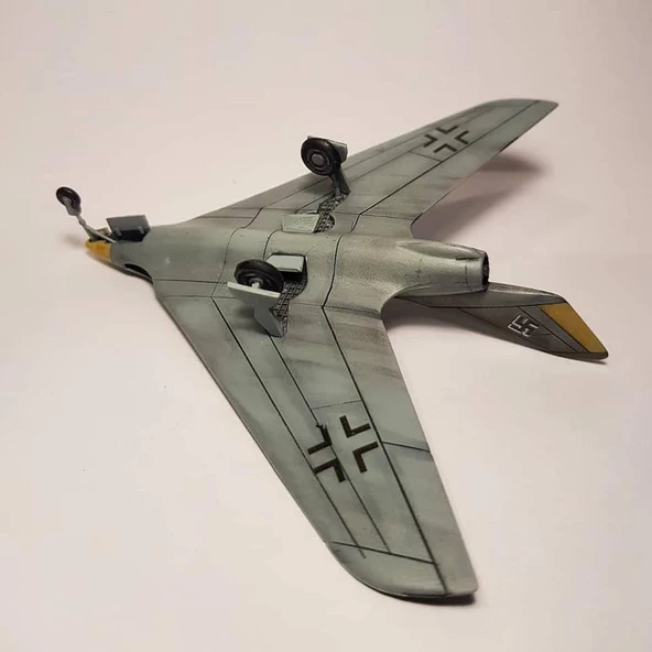 Messerschmitt P1111 Pm Model Avcı Uçağı Demonte Plastik Maketi - 9