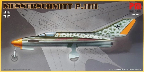 Messerschmitt P1111 Pm Model Avcı Uçağı Demonte Plastik Maketi