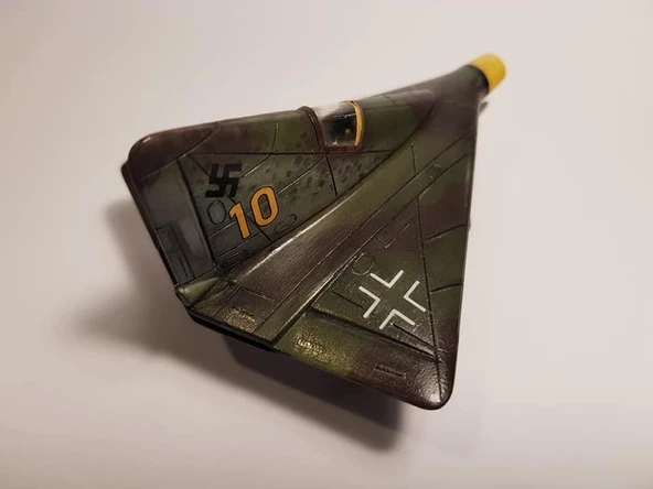 Lippisch P.13a Ramjet Pm Model Savaş Uçağı Demonte Plastik Maketi - 4